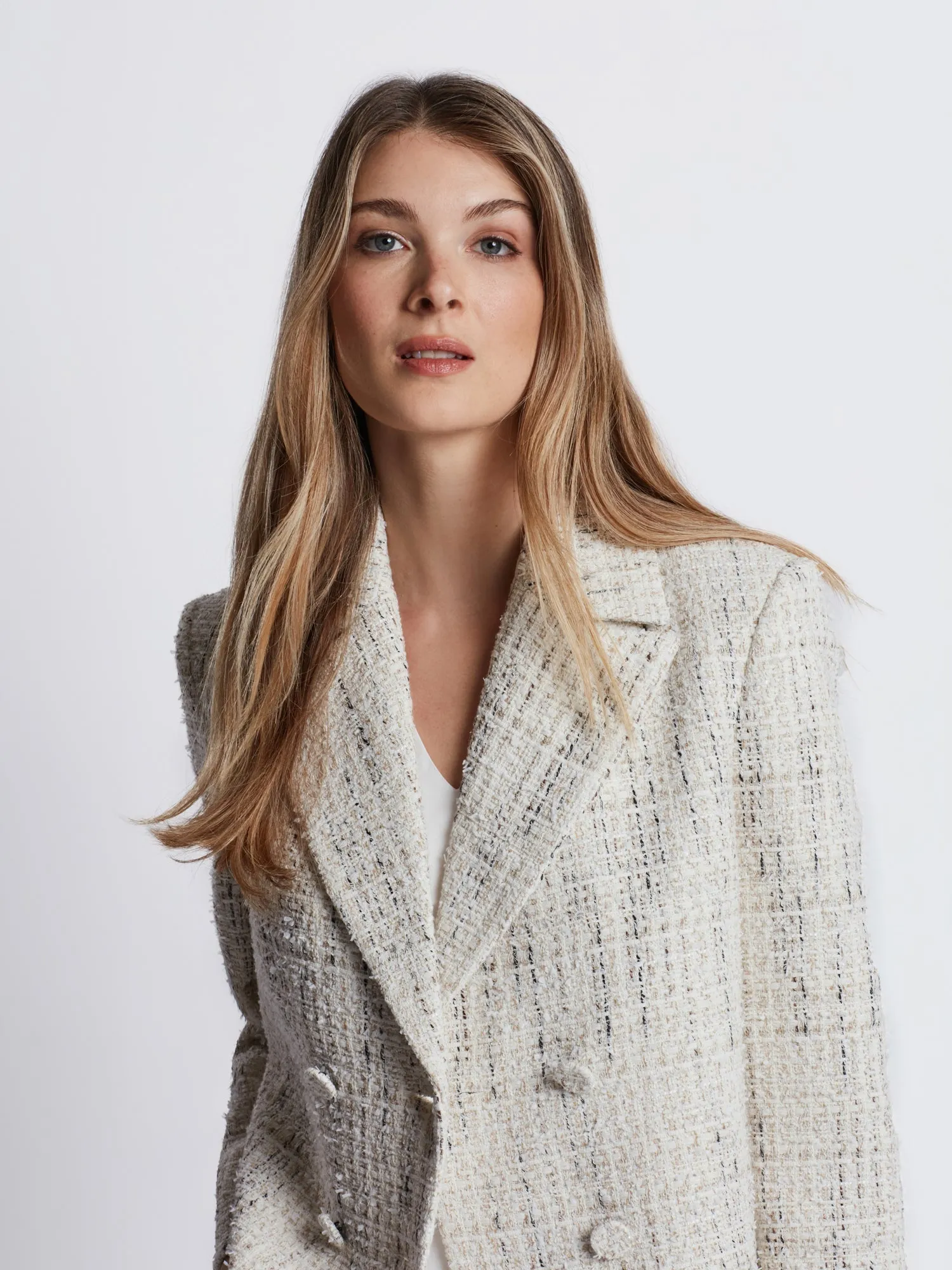 Short tweed jacket