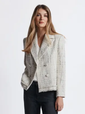 Short tweed jacket
