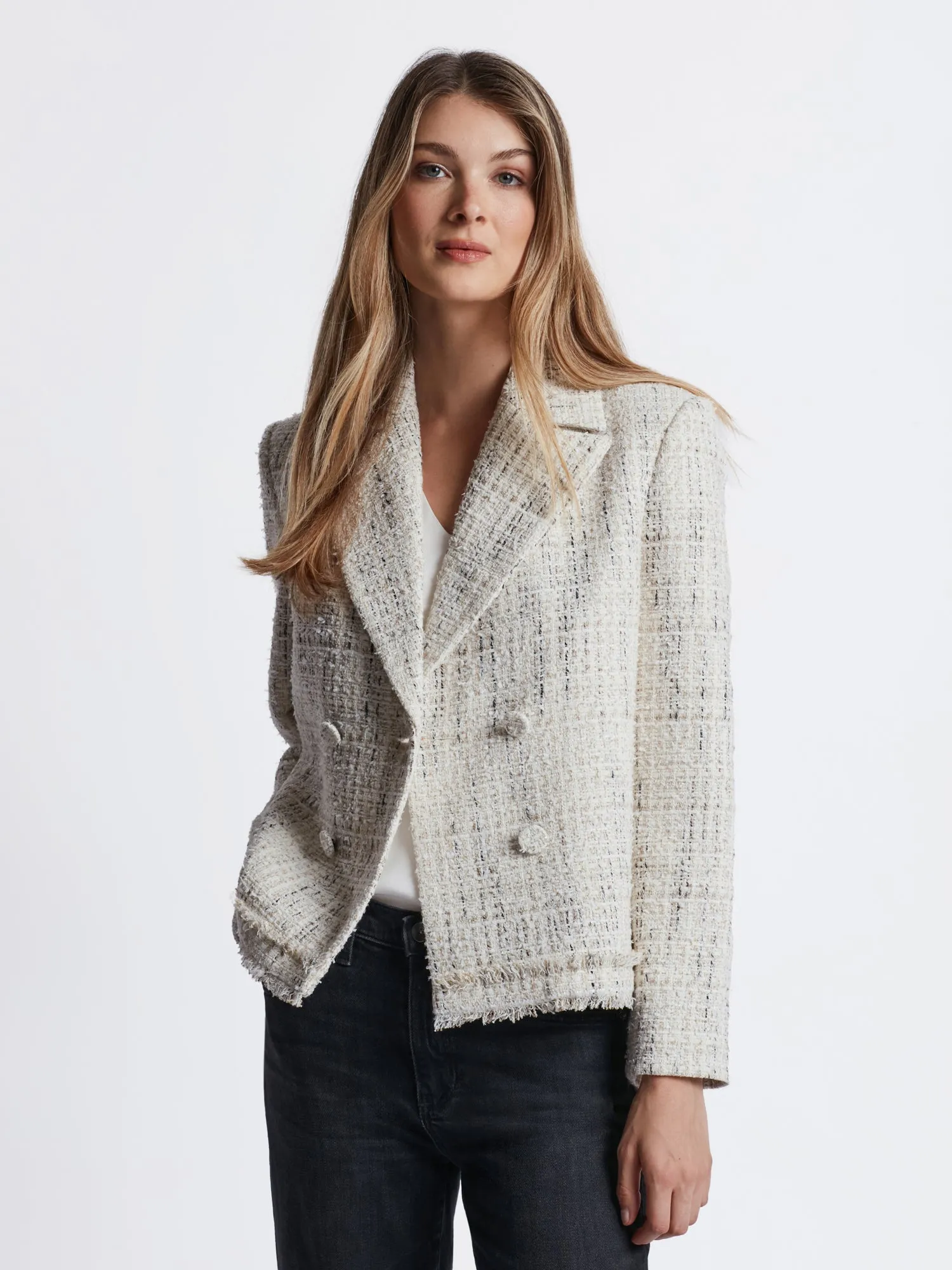 Short tweed jacket
