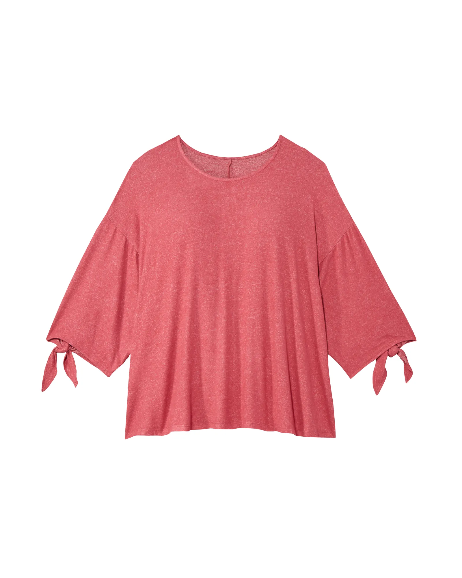 Tamar Knotted Sleeve Top | Pink
