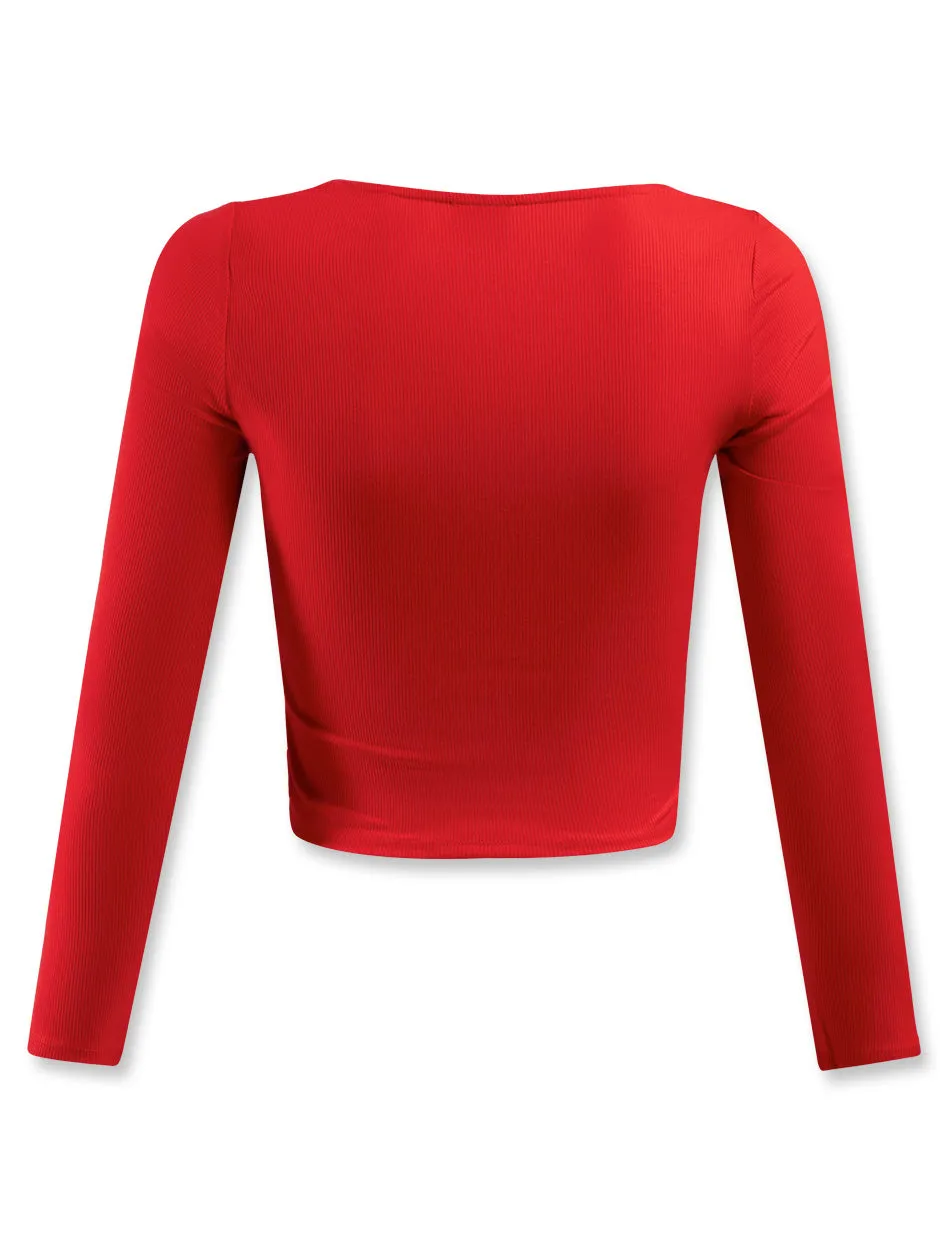 Texas Tech Hype & Vice Megan Square Top