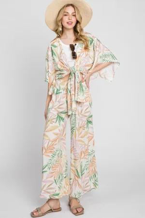 Tropical Pull On Pant