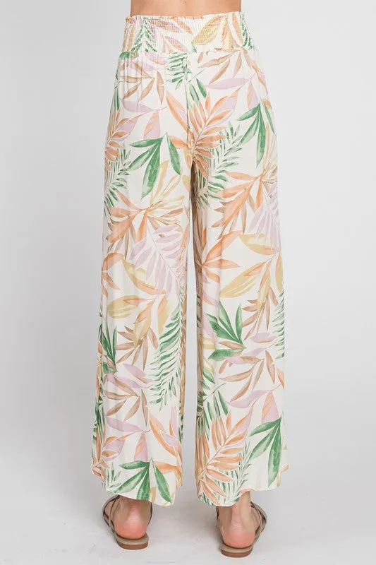 Tropical Pull On Pant