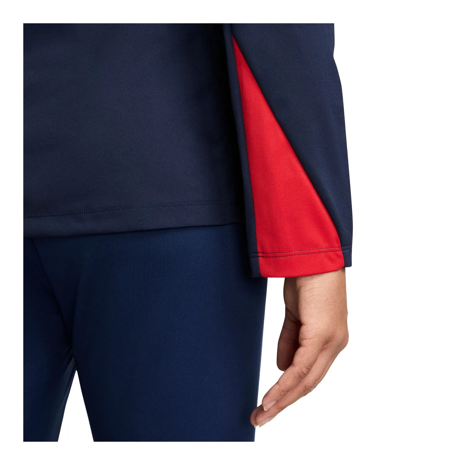 Women's Nike USA VW Strike Quarter Zip Drill Navy Top