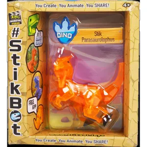 Zing Stikbot Single Pack Dino Parasaurolophus Assorted Styles